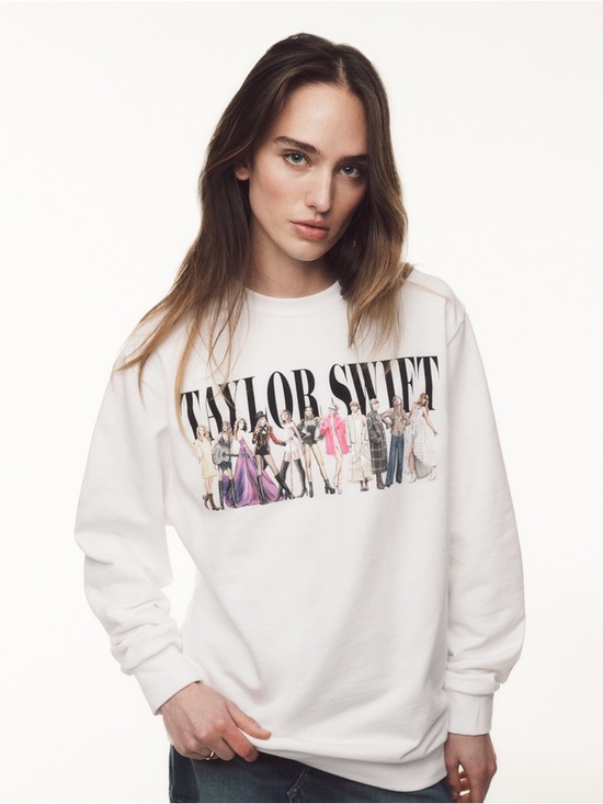 Taylor Swift Sweaters - Taylor Swift White midnights Crewneck Sweatshirt